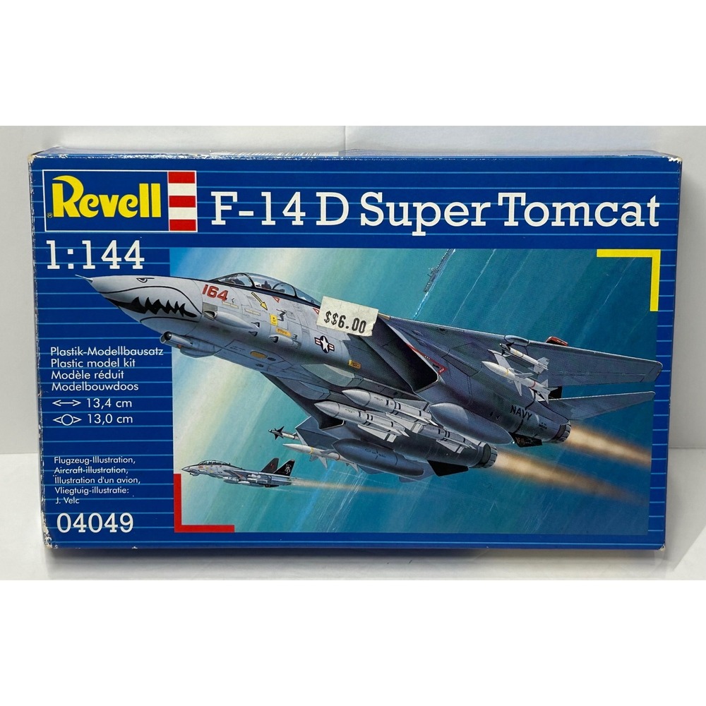 Revell F-14D Super Tomcat 1:144 Scale Plastic Plane Model Kit Navy Fighter Jet